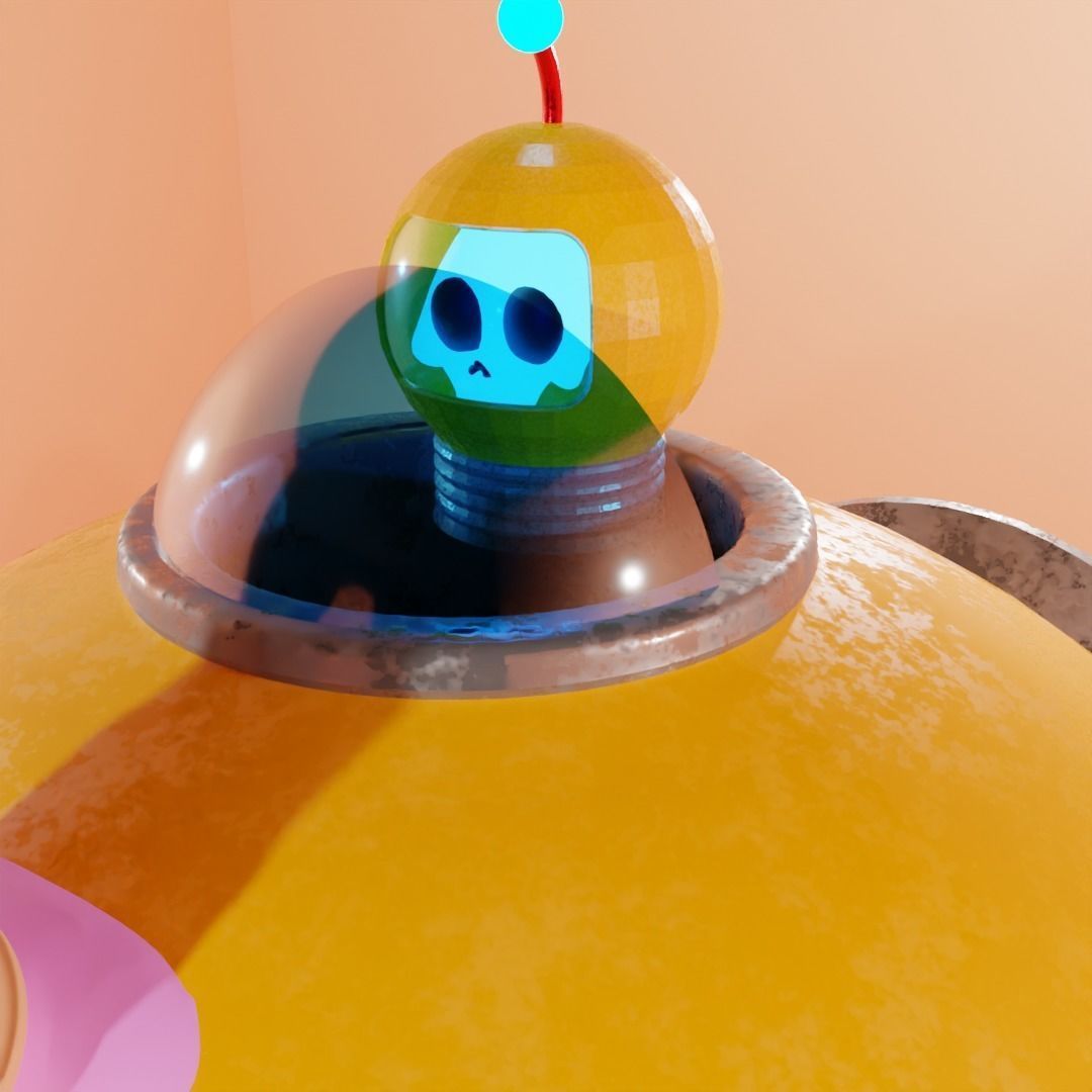 duck fighter plane 3D model_3