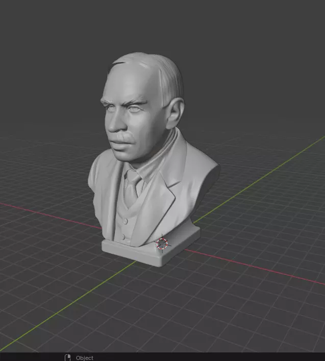John Maynard Keynes 3D print model_21