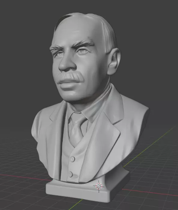 John Maynard Keynes 3D print model_1