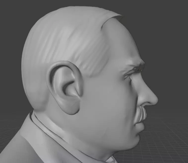 John Maynard Keynes 3D print model_9