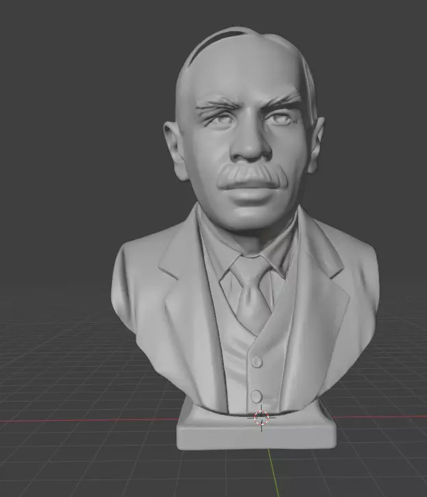 John Maynard Keynes 3D print model_11