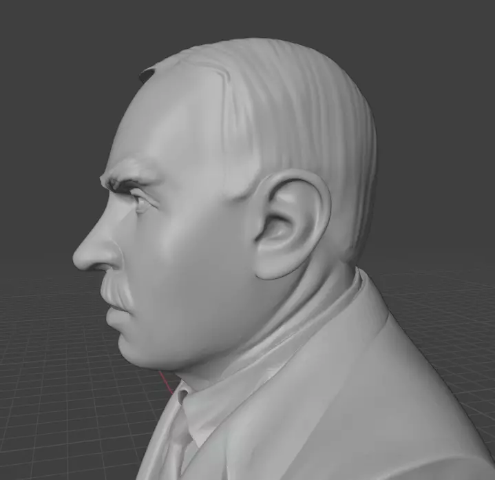 John Maynard Keynes 3D print model_10