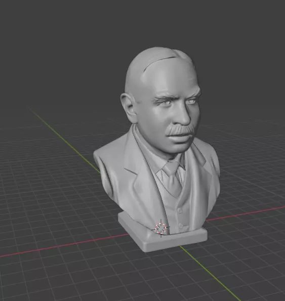 John Maynard Keynes 3D print model_18