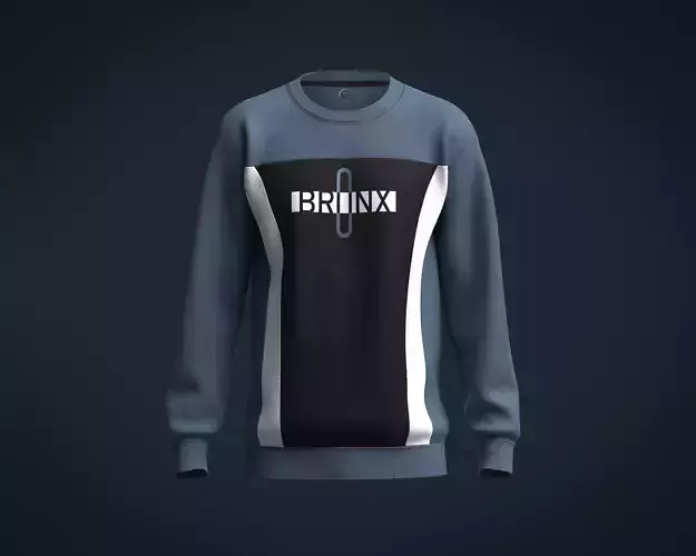 Sweatshirt blocked Graphic 3D model