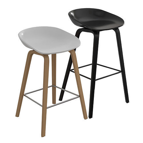 Bar Stool AAS 32 3D model