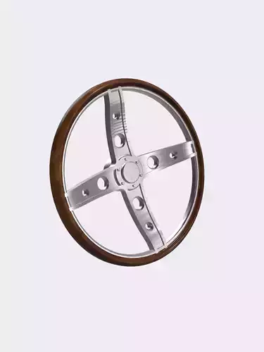 HOT ROD 4 spoke steering wheel for racing 3D print model