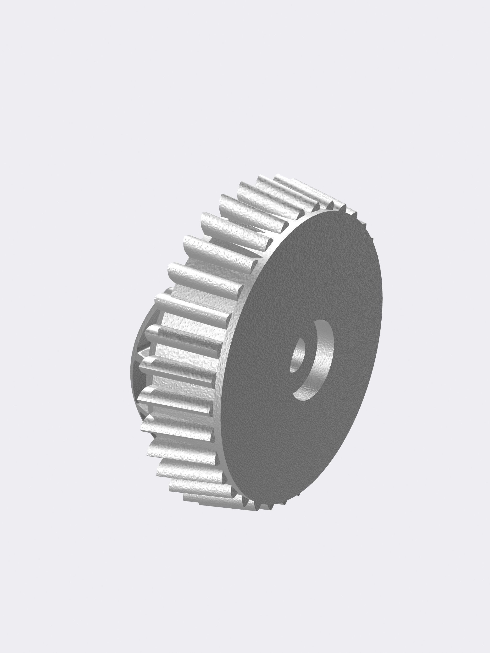 HOT ROD vented drum brake 2 versions 3D print model_6