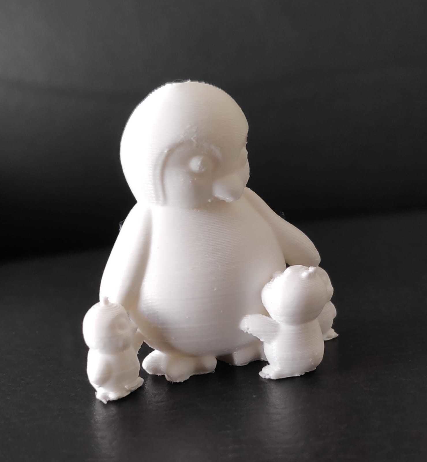 Penguin Family 3D print model_10