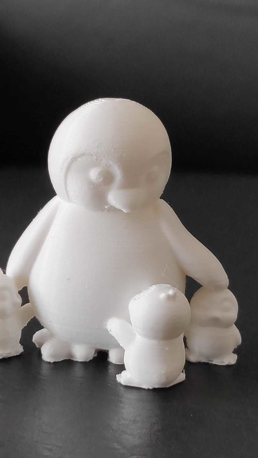 Penguin Family 3D print model_12