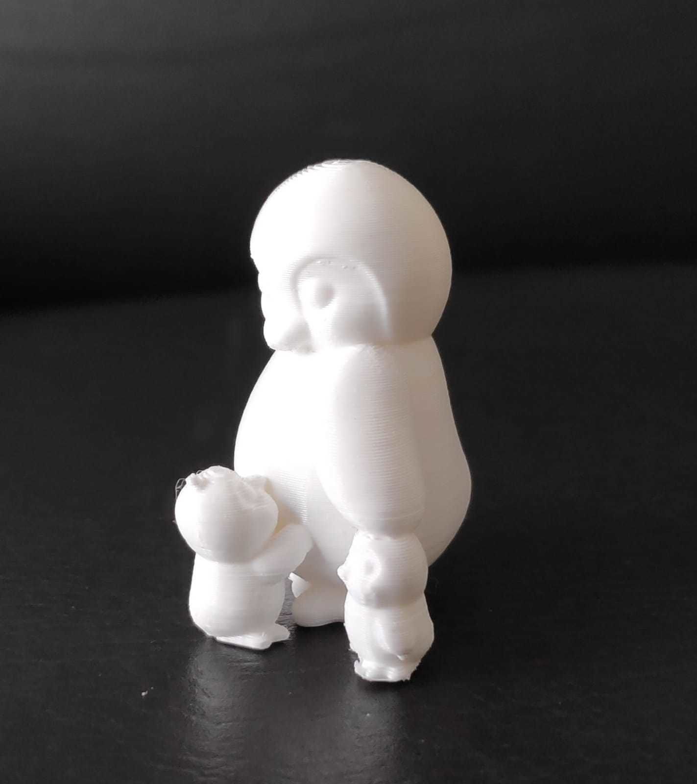 Penguin Family 3D print model_7