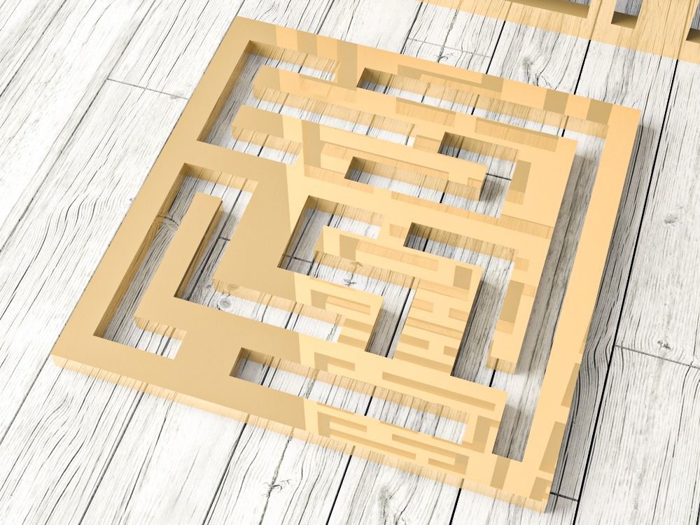 Decorative Panels Pack 6 3D Model Collection_17