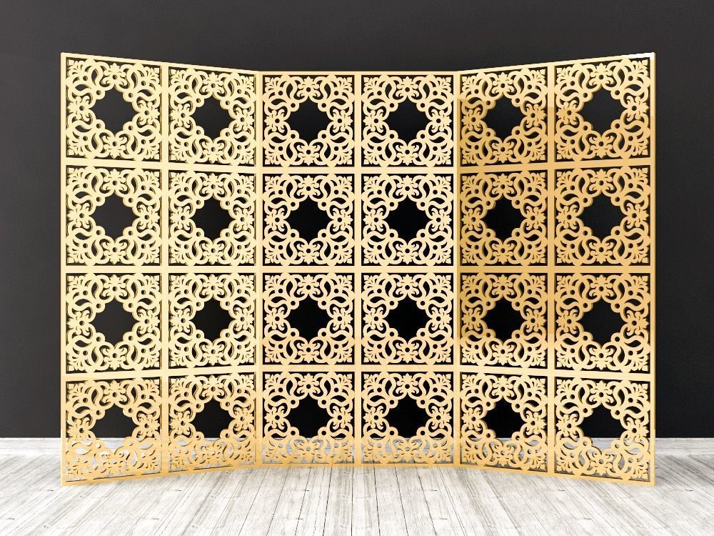 Decorative Panels Pack 6 3D Model Collection_11