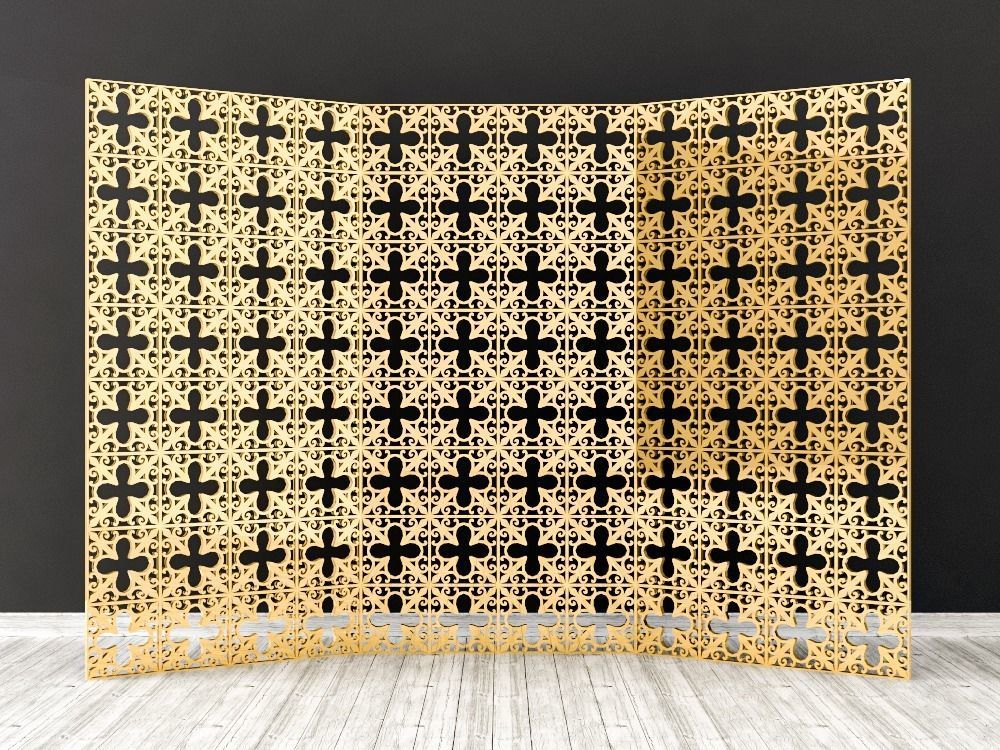 Decorative Panels Pack 6 3D Model Collection_27