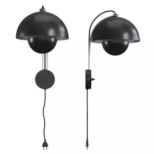 Flower Pot Wall Lamp VP8 3D model