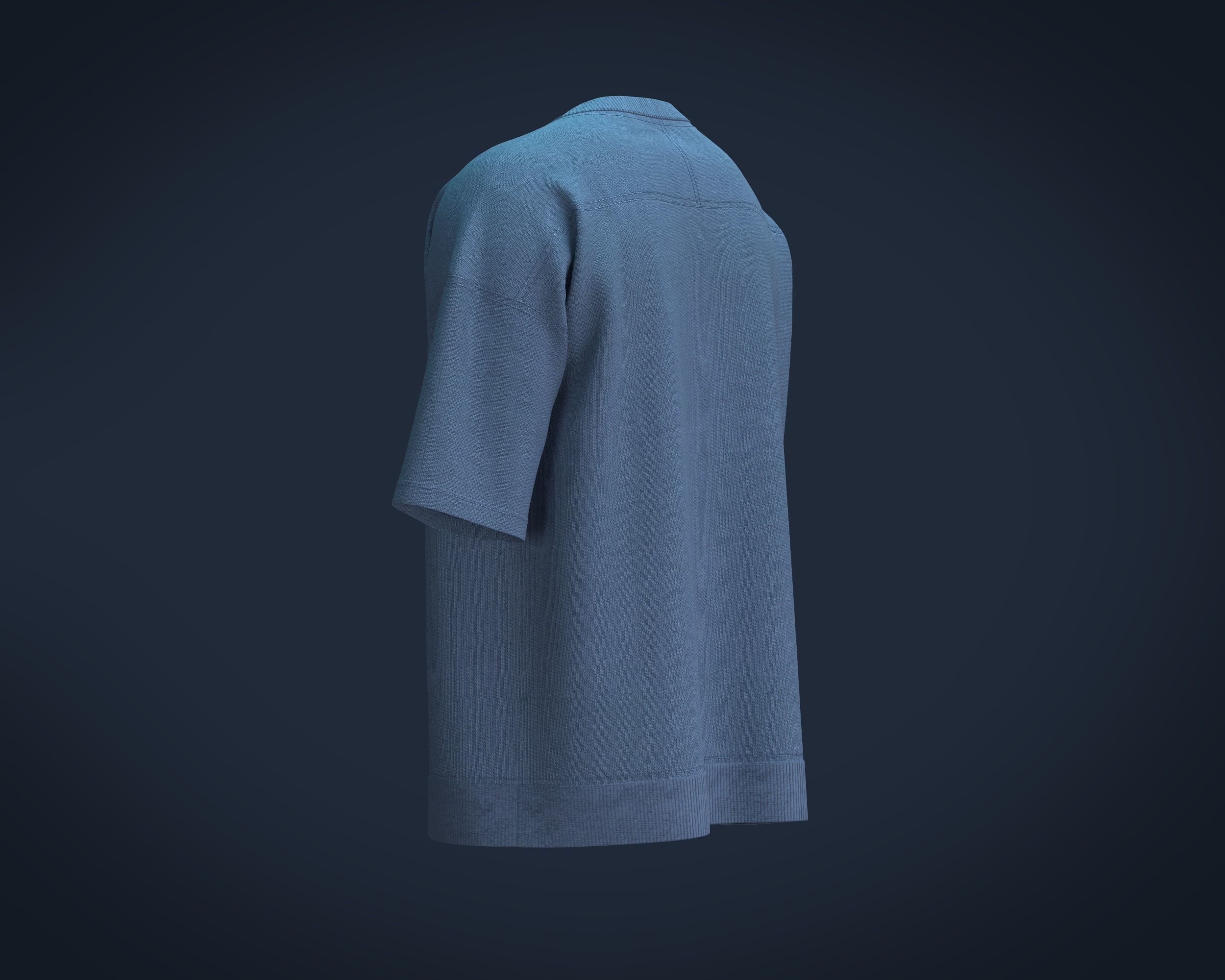T-Shirt Street Smart 3D model_4