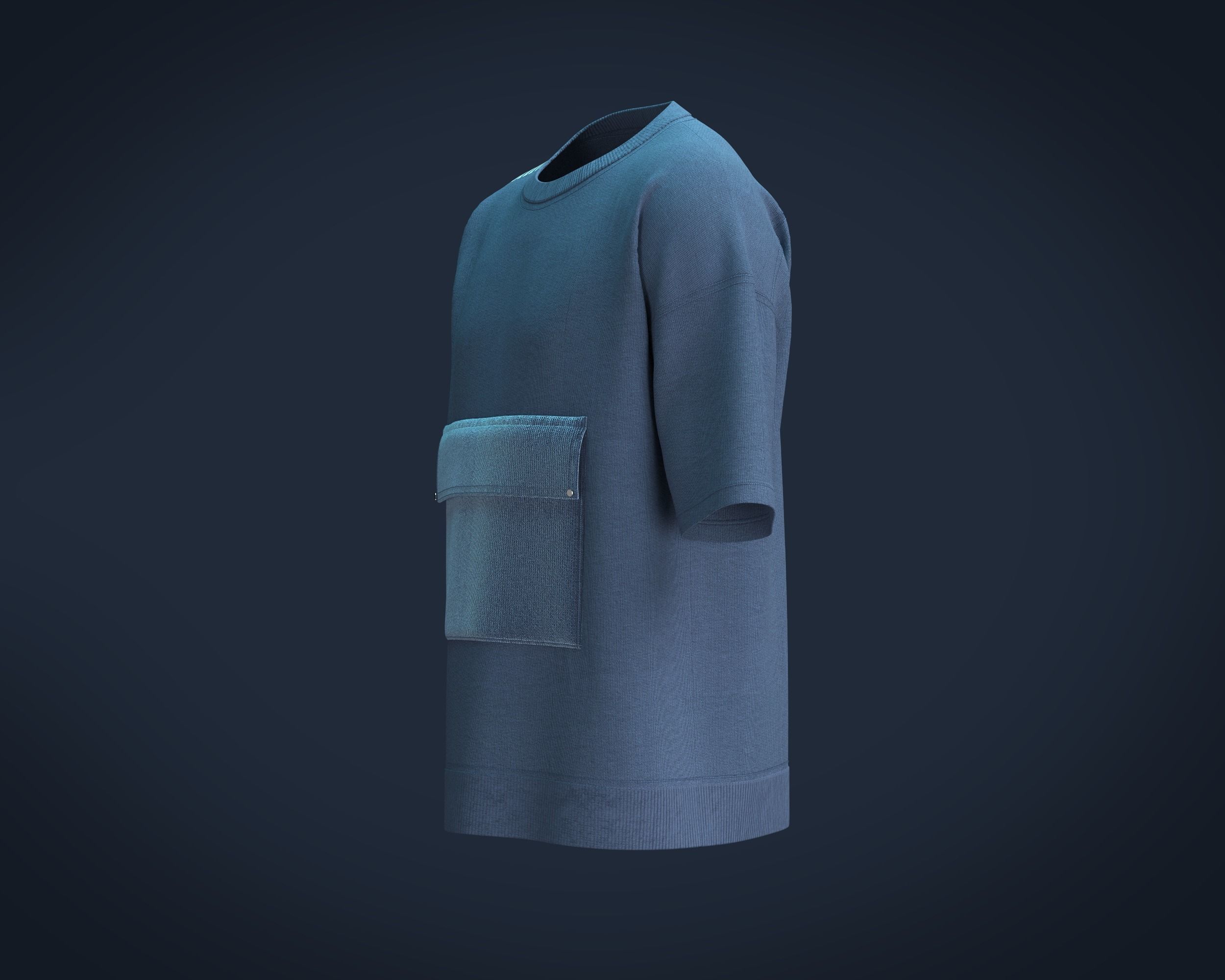 T-Shirt Street Smart 3D model_5