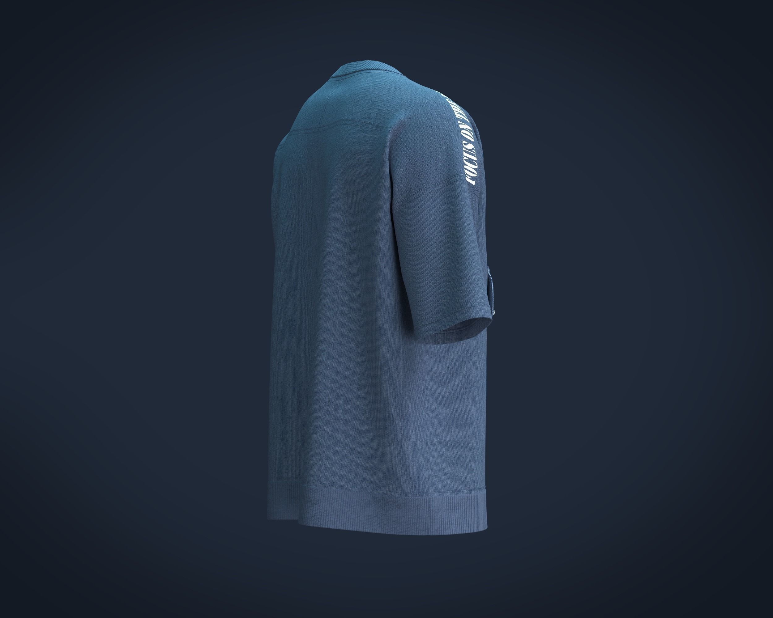 T-Shirt Street Smart 3D model_2