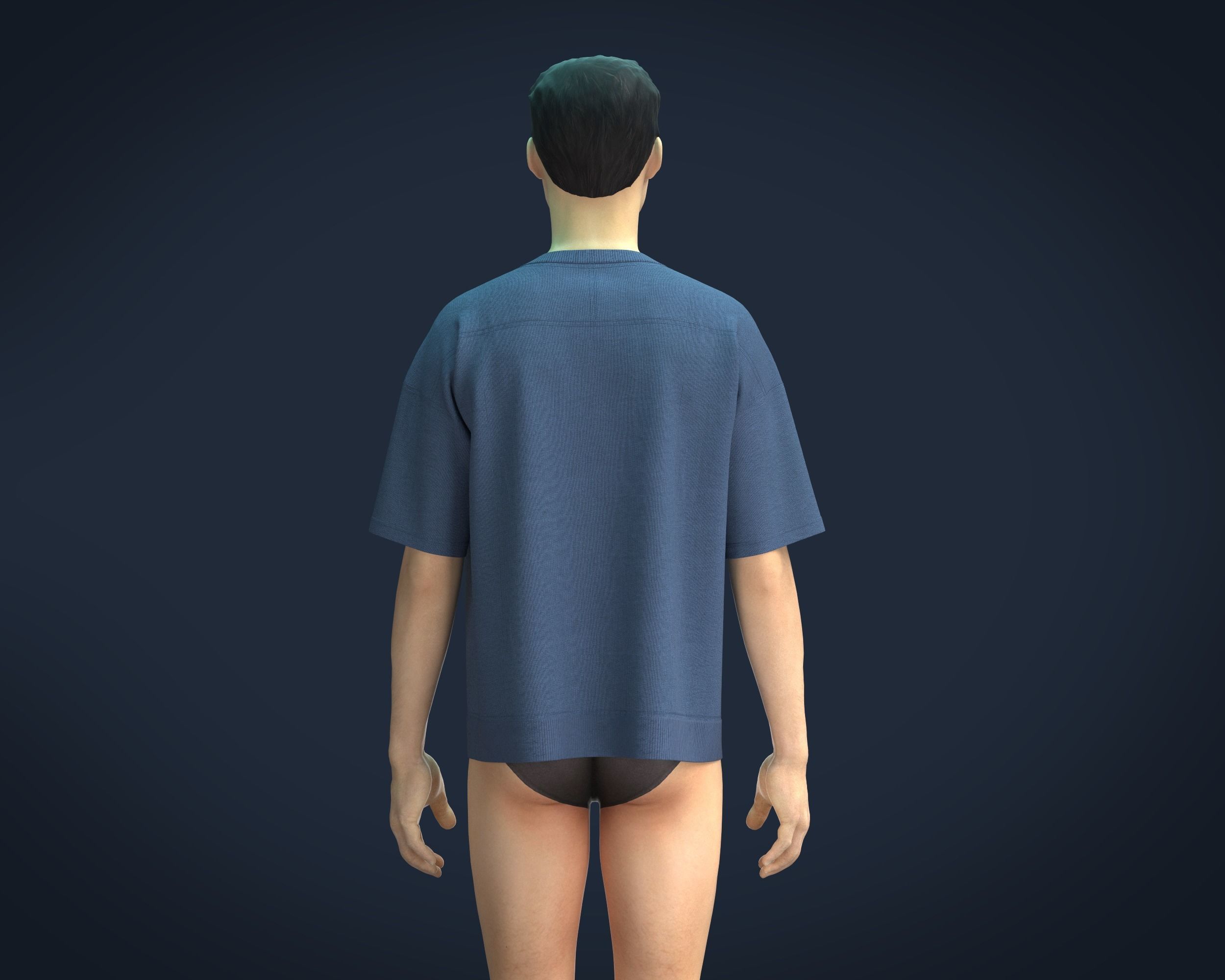 T-Shirt Street Smart 3D model_7