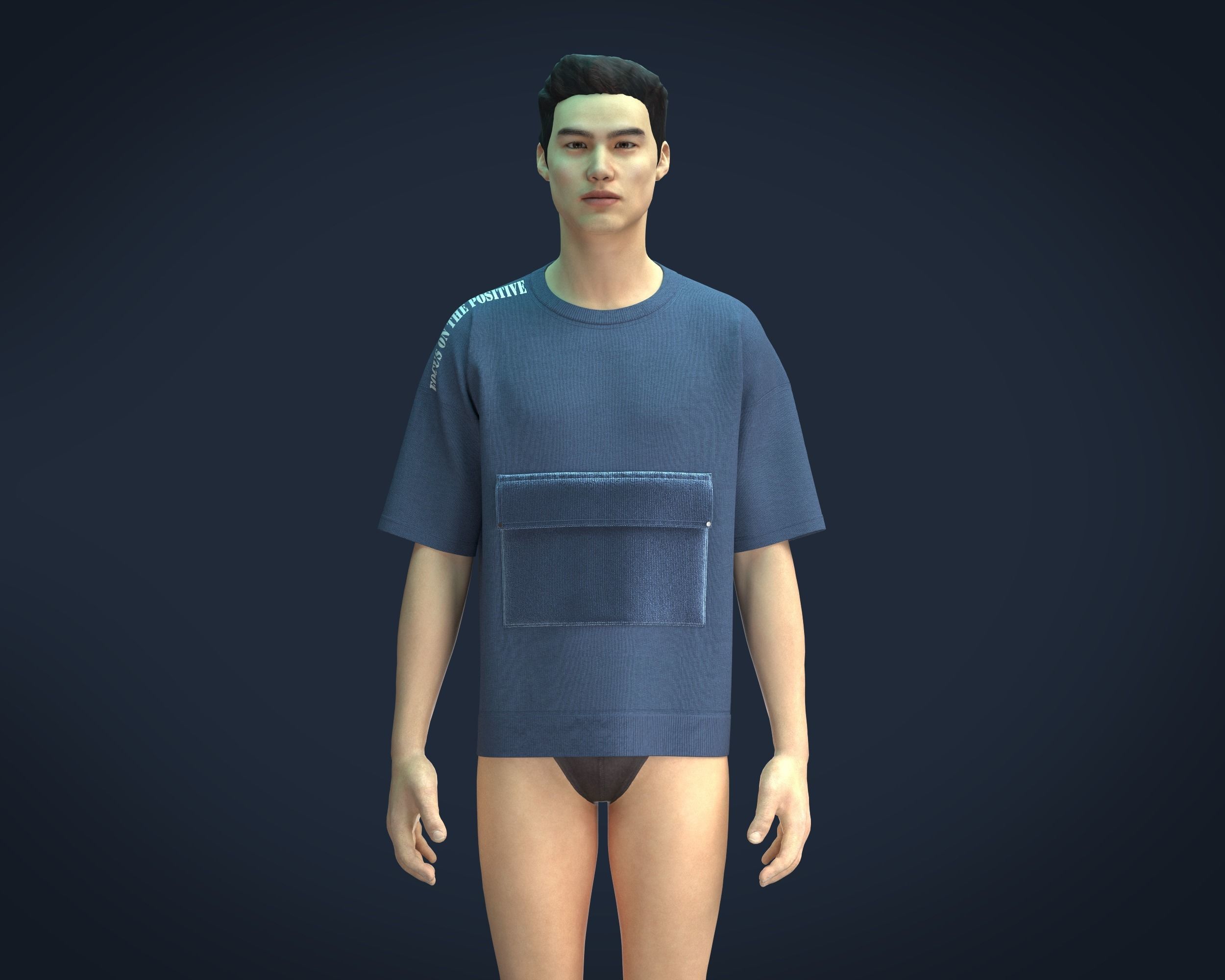 T-Shirt Street Smart 3D model_6