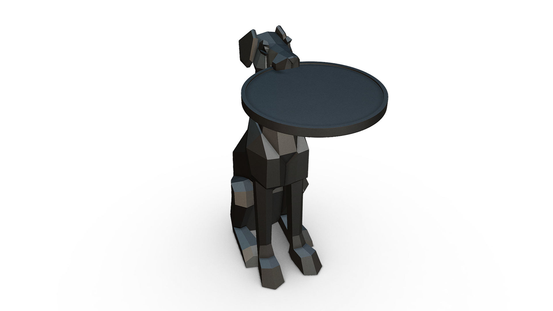 doberman table  3D print model_5