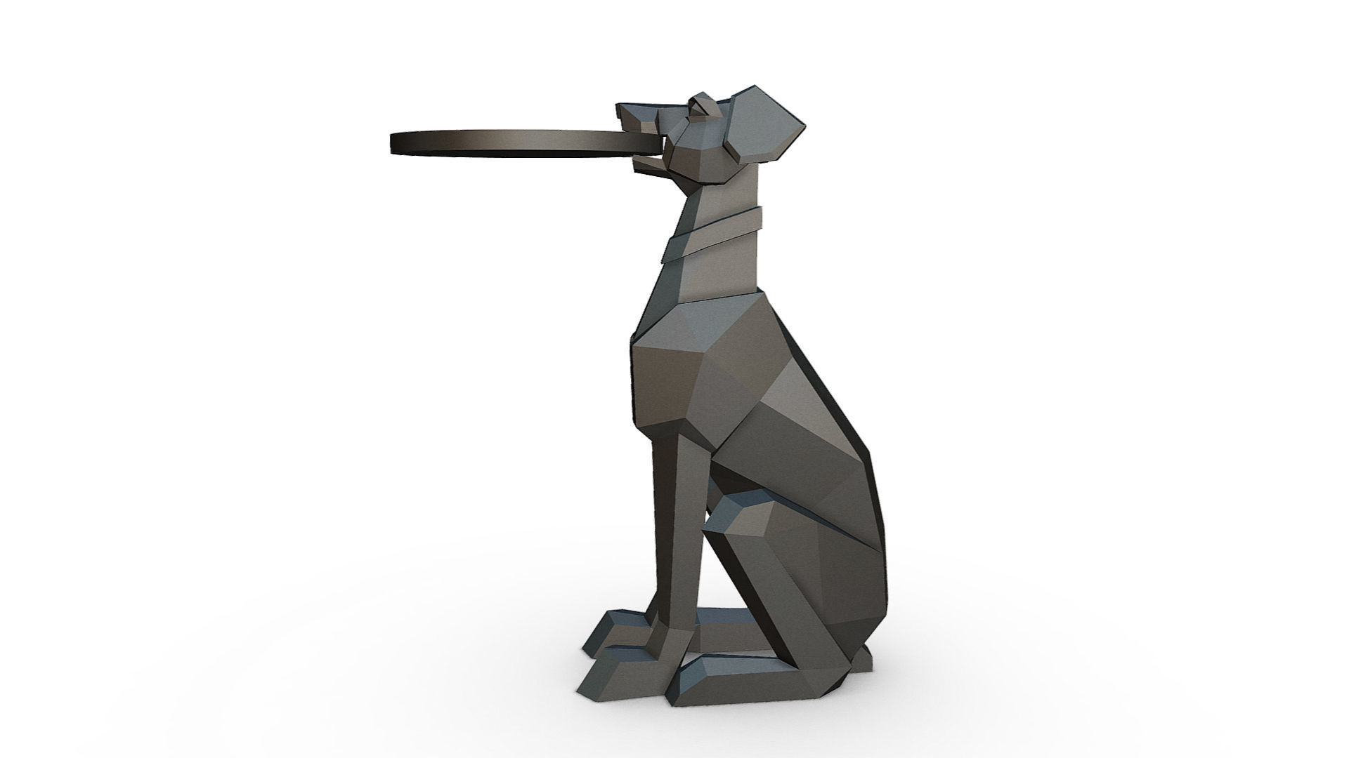 doberman table  3D print model_1