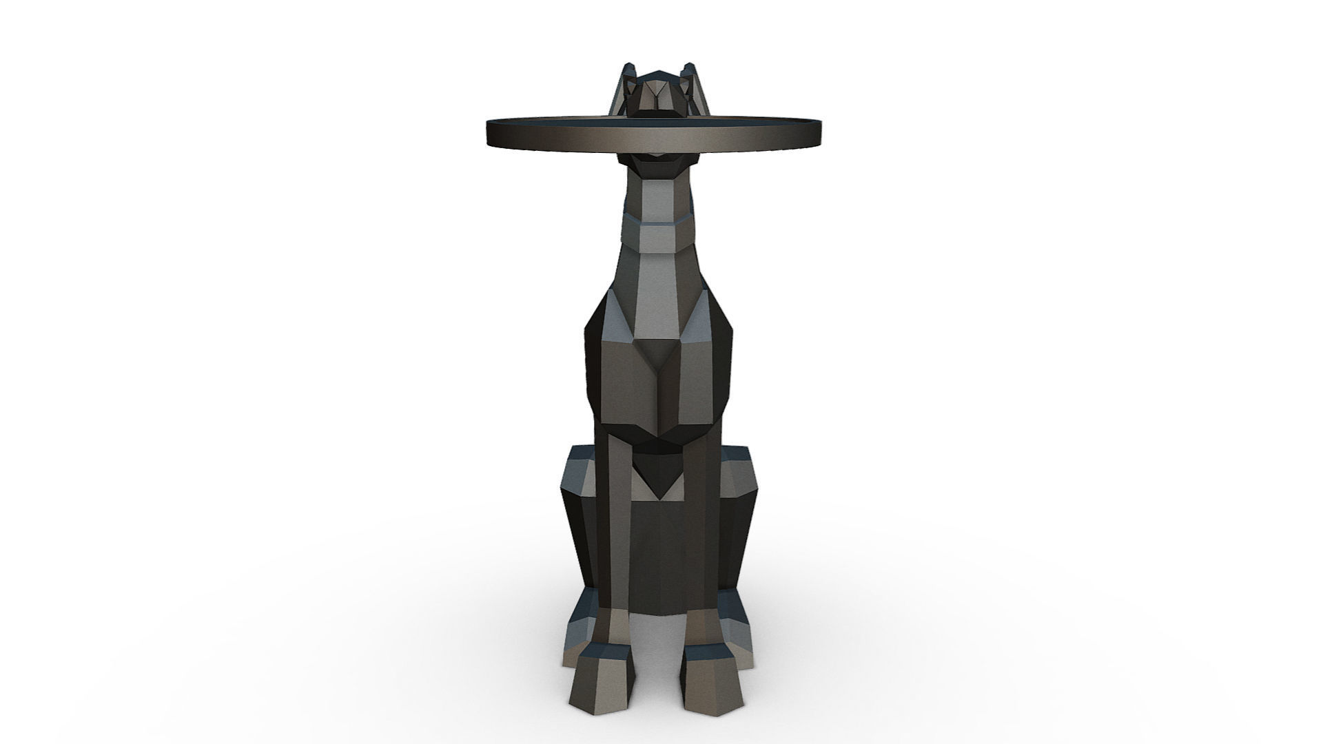 doberman table  3D print model_6