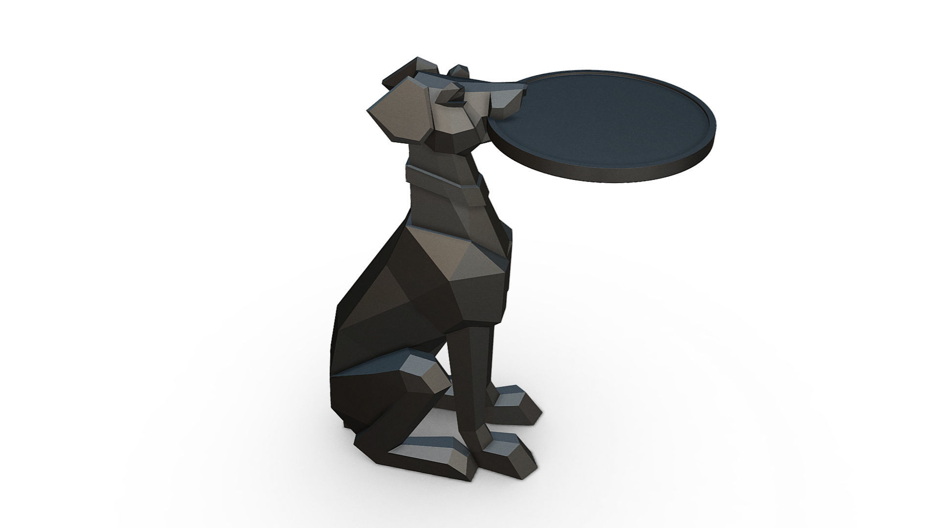 doberman table  3D print model_4