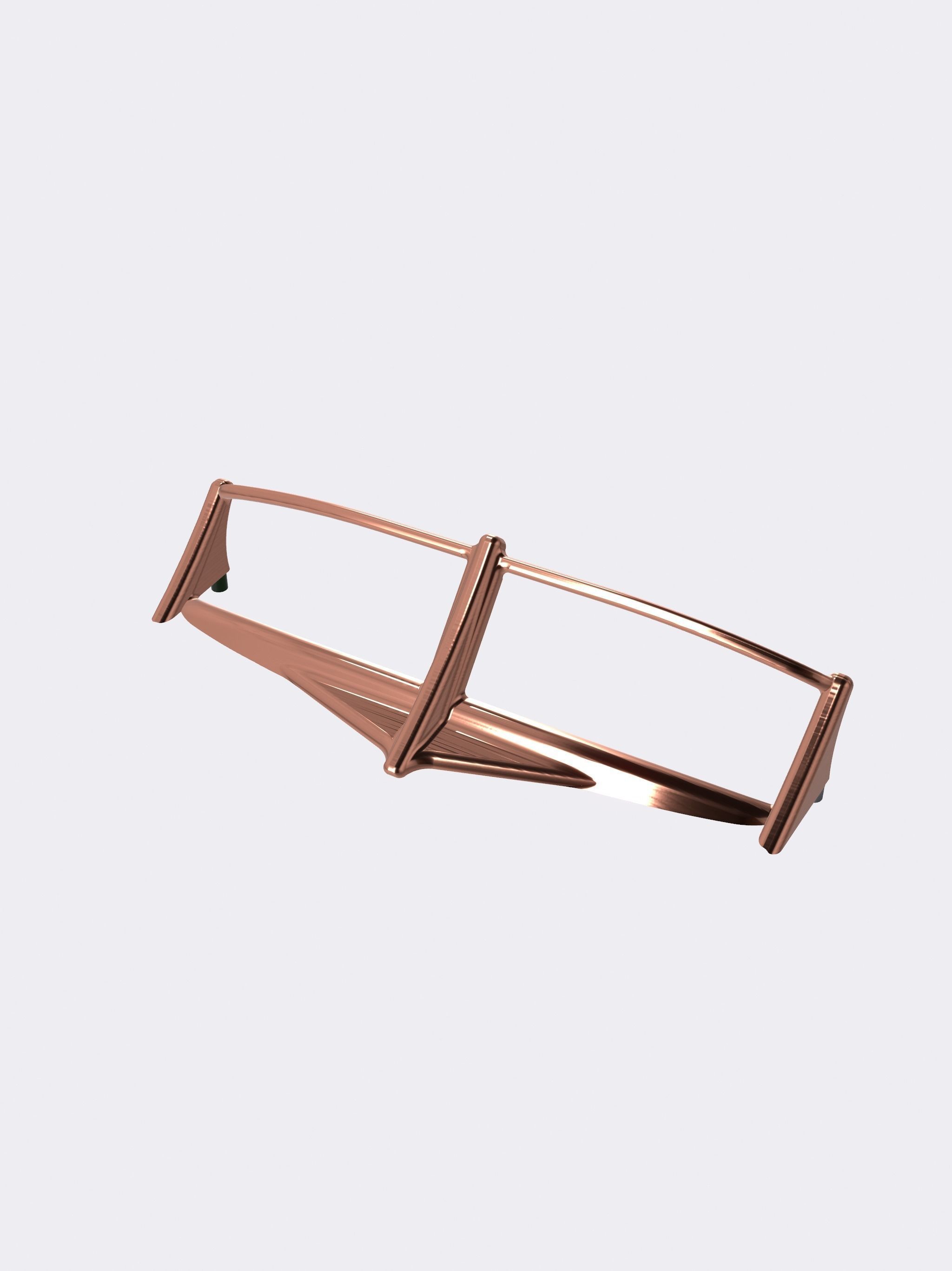 HOT ROD Sleek Duvall windscreen frame 3D print model_2