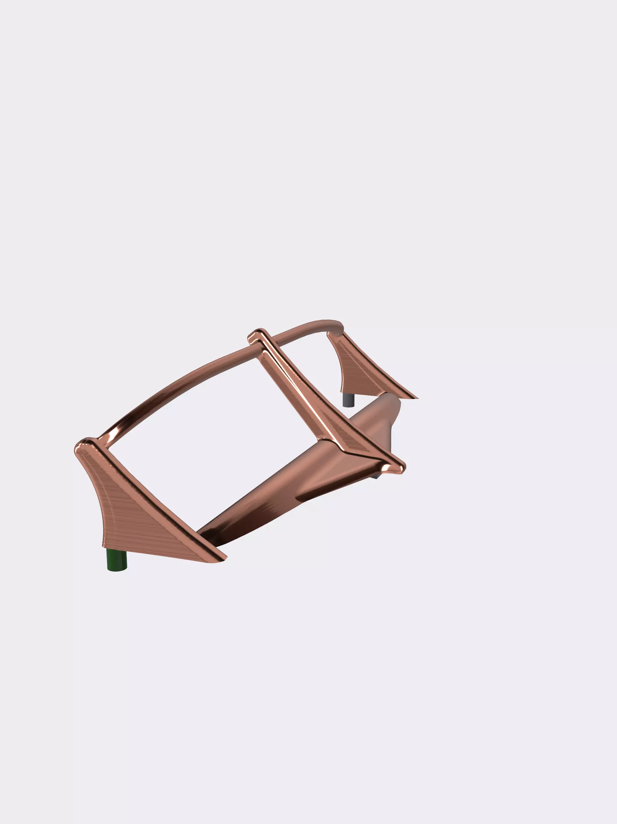 HOT ROD Sleek Duvall windscreen frame 3D print model_0