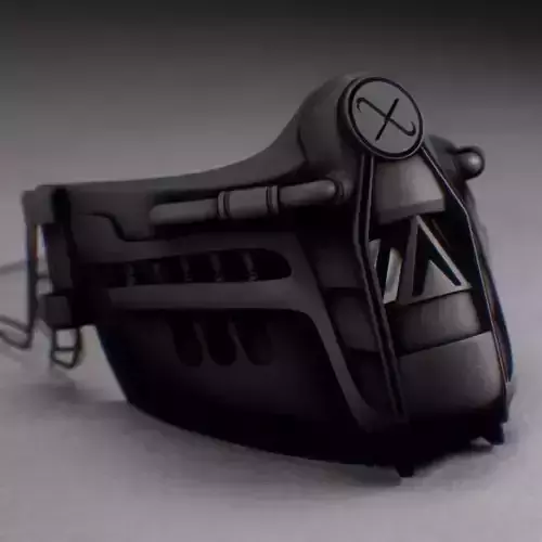 metal mask 1 3D print model