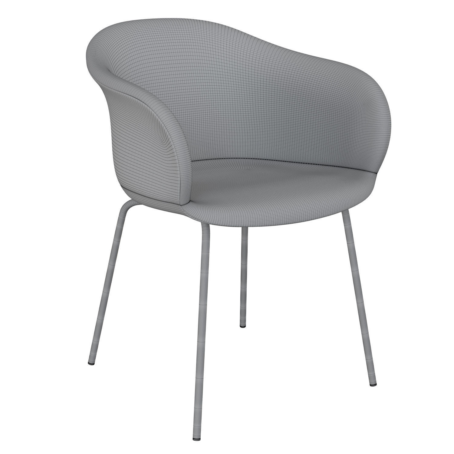 Elefy JH29 Armchair 3D model_4
