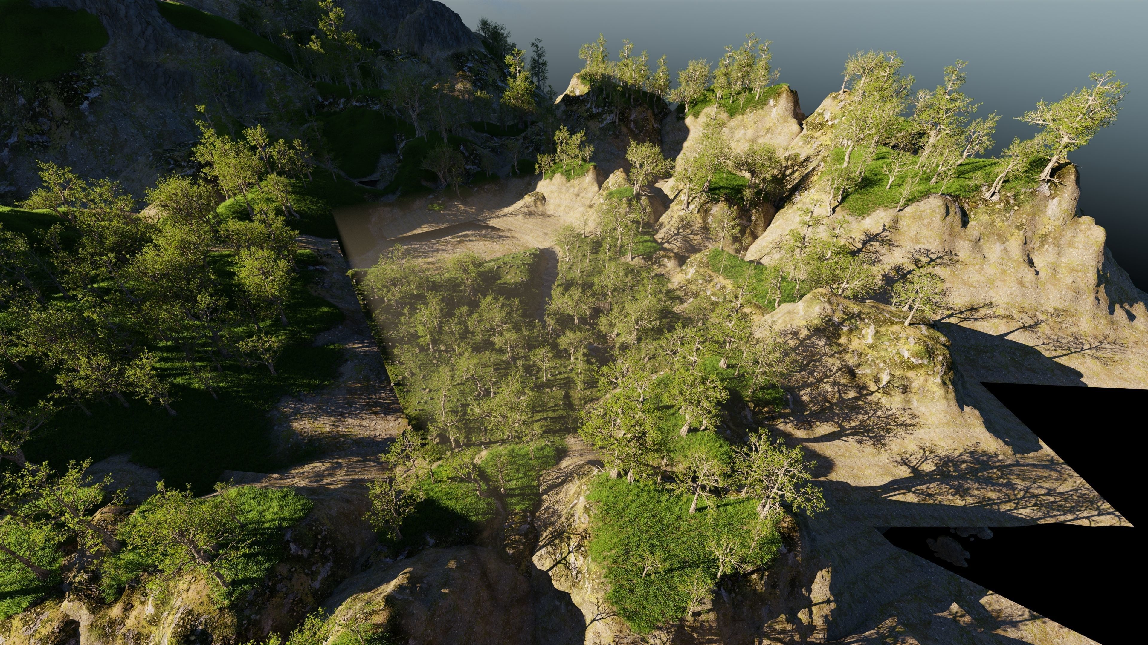 Cabin River Scene 3D model_10