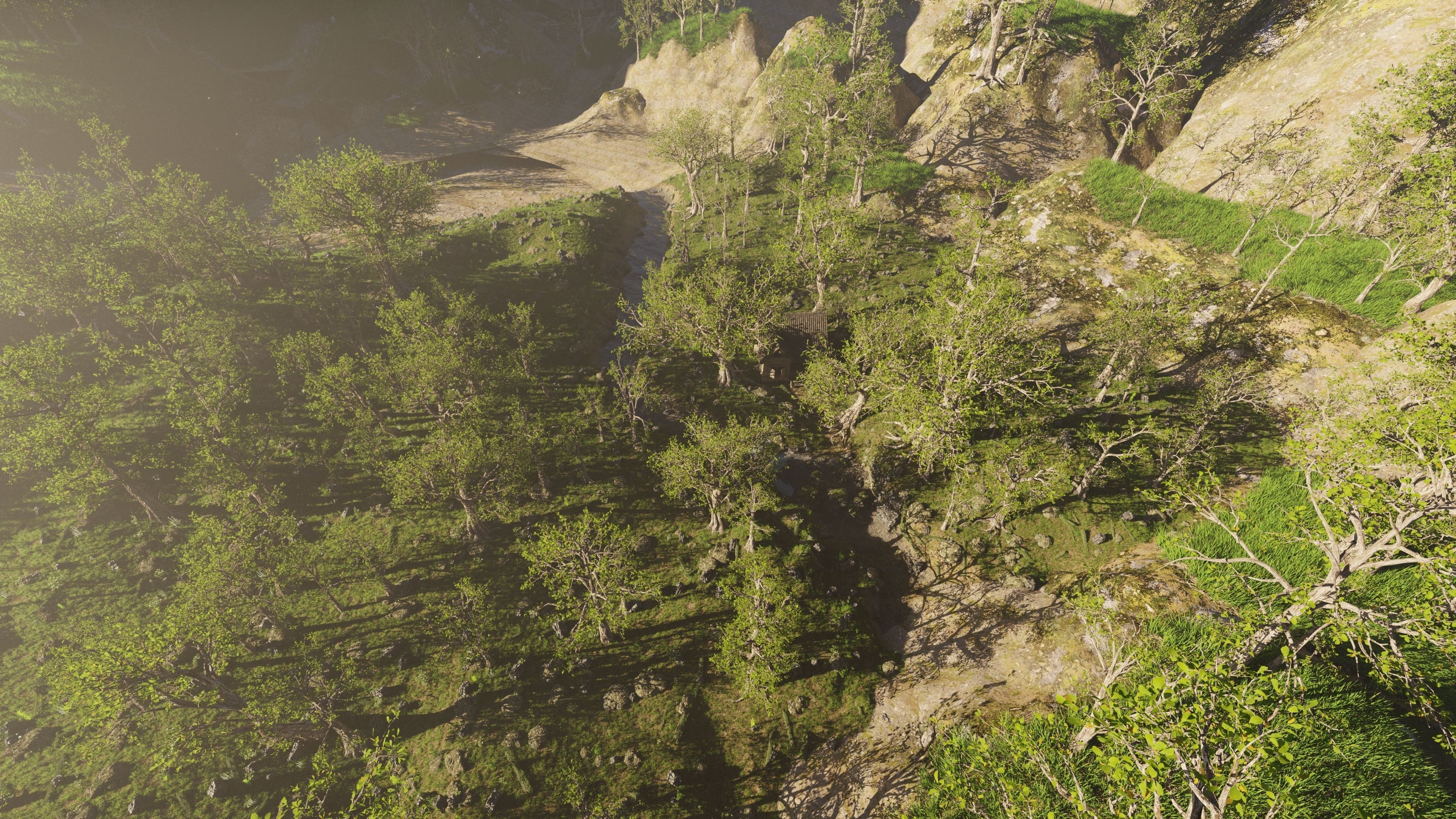 Cabin River Scene 3D model_9