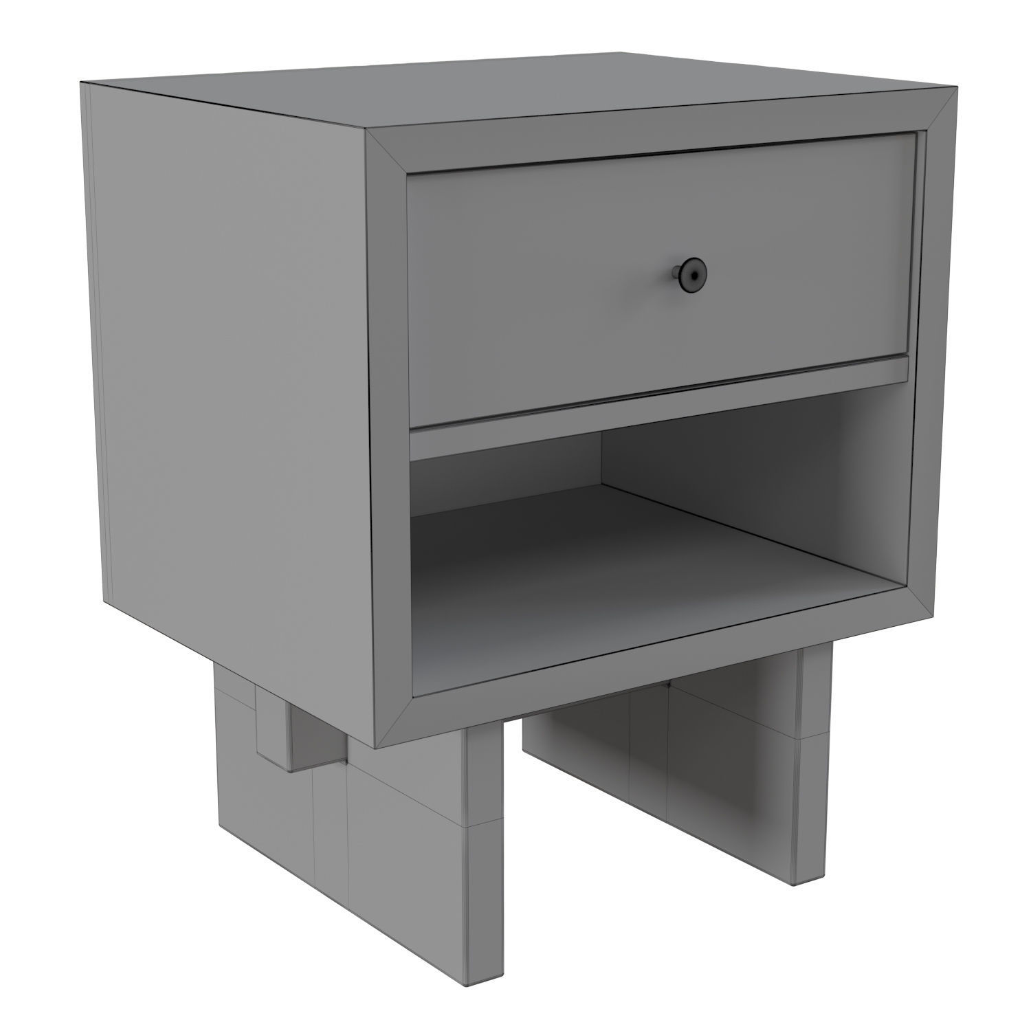 Private Side Table 3D model_4