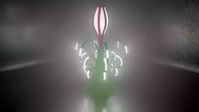 Stylish Lamp Alien plant design