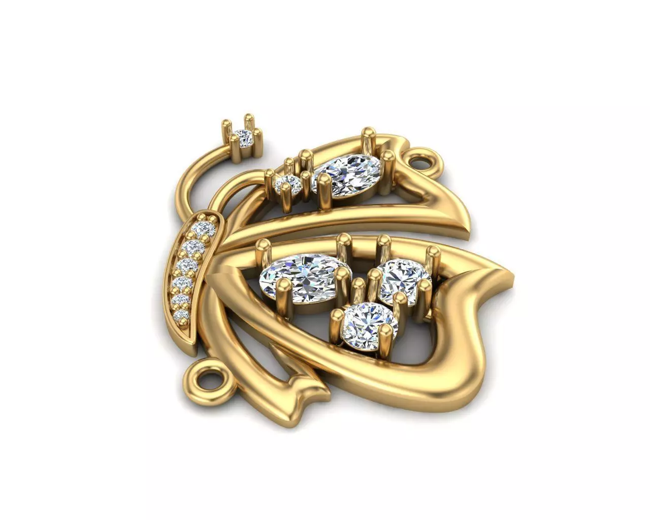 Butterfly Pendant 3D print model
