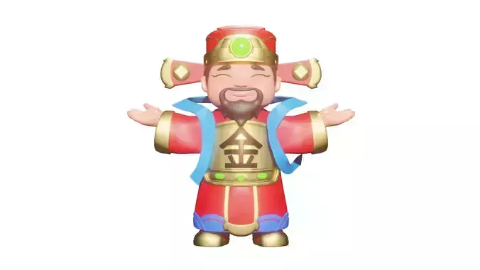 Lucky God 3d print model