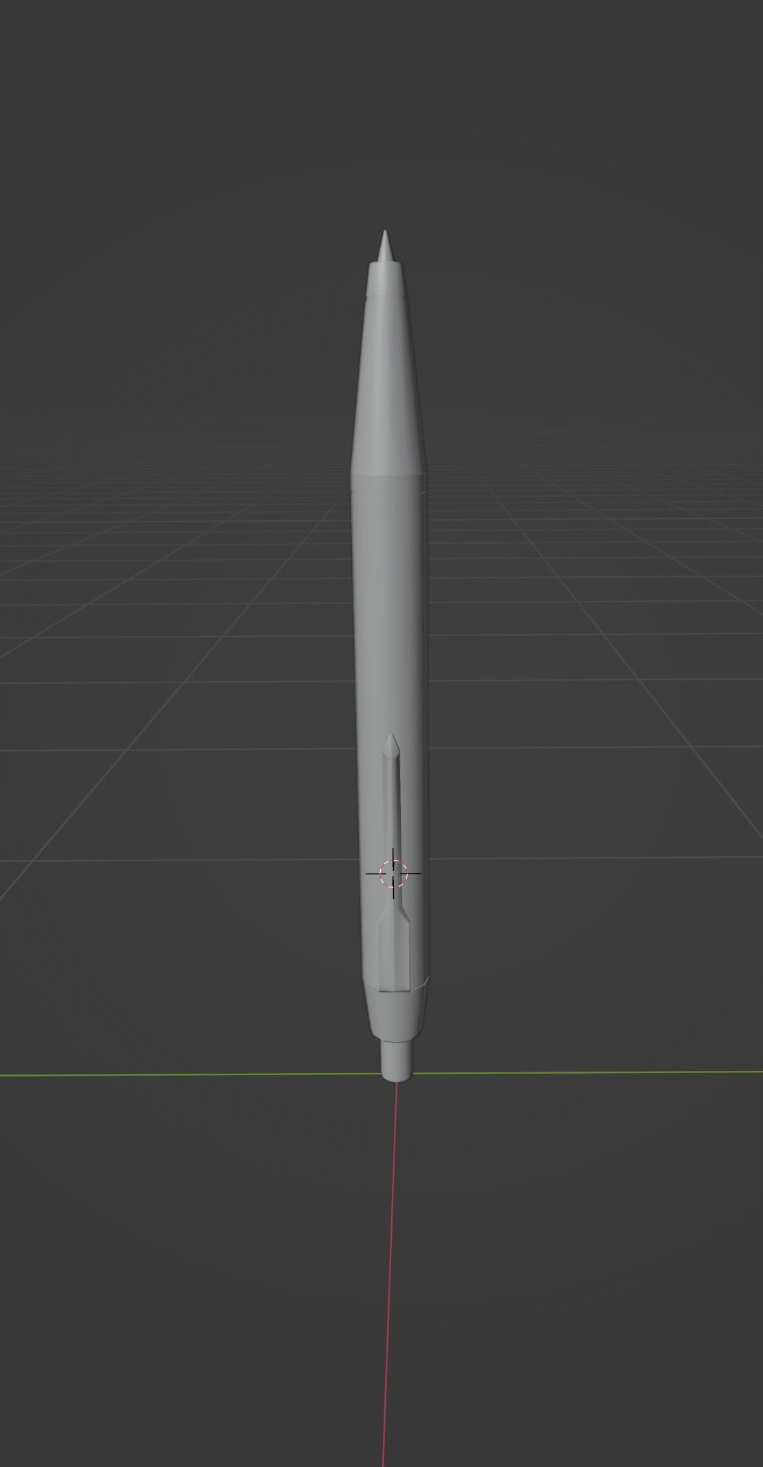 Pen model Free low-poly 3D model_3