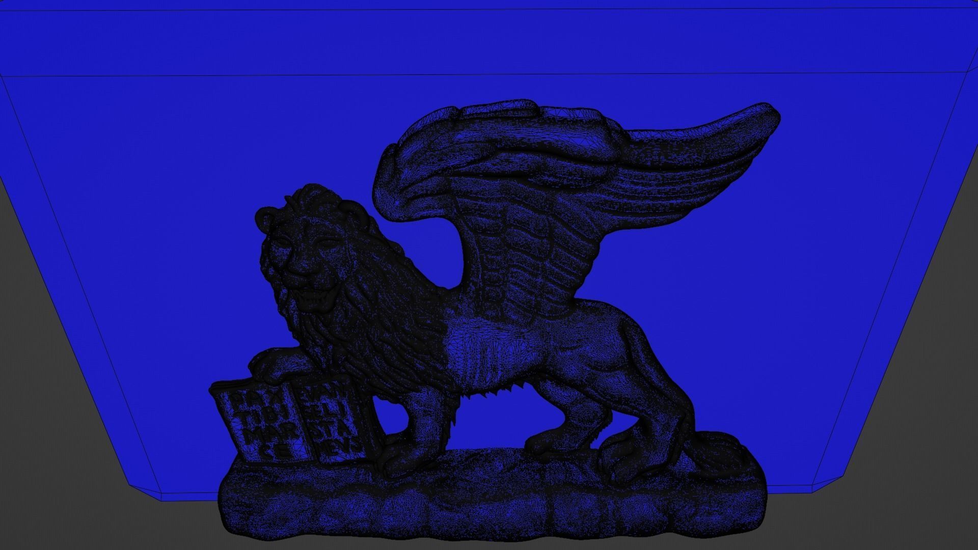 Lion of Saint Mark 3D Model  3D model_8