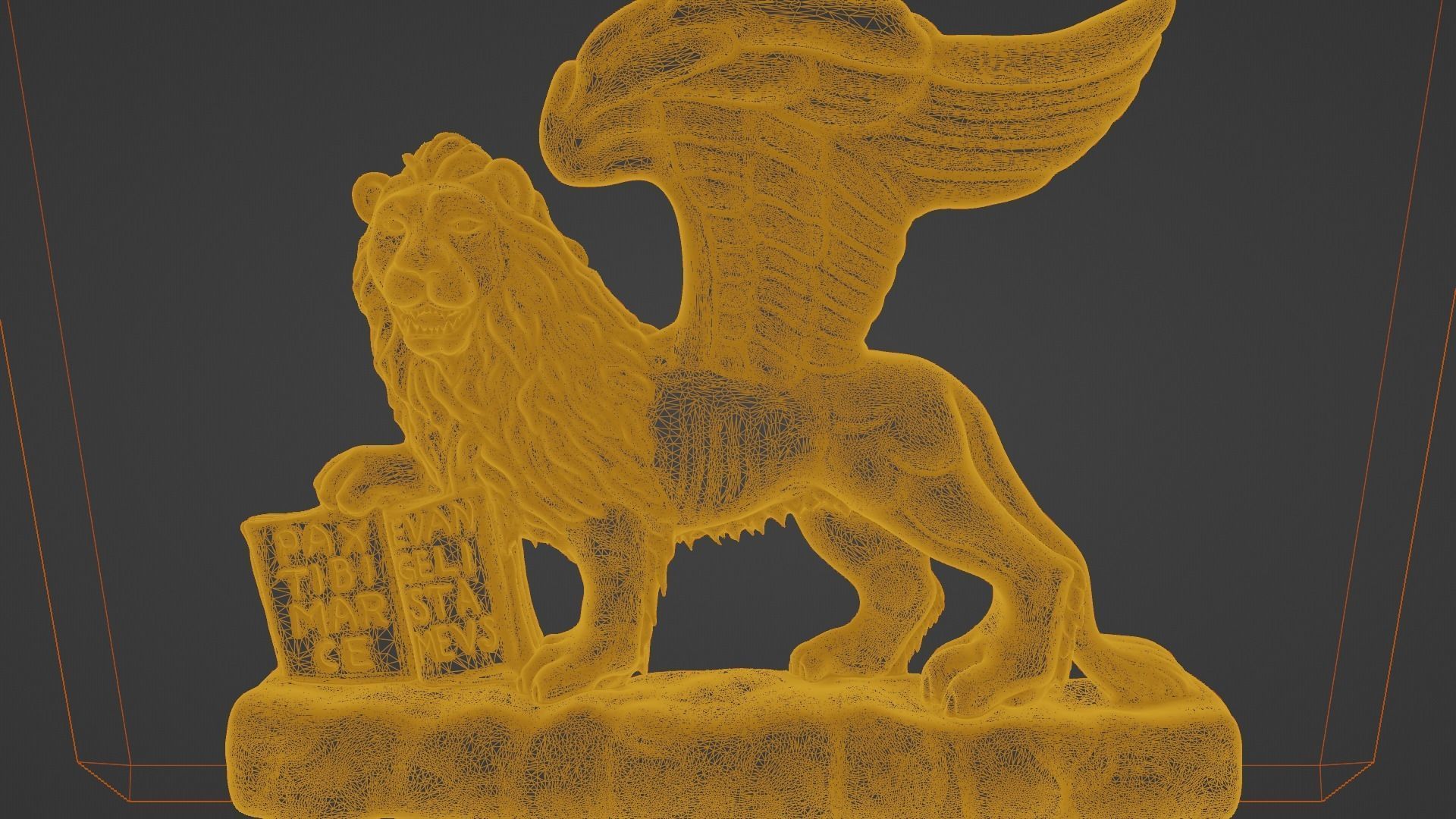 Lion of Saint Mark 3D Model  3D model_9