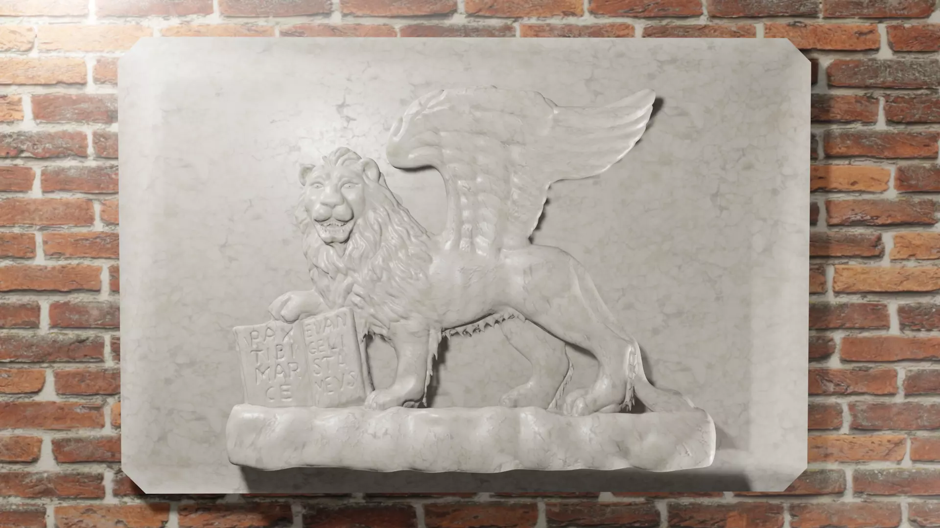 Lion of Saint Mark 3D Model  3D model_0