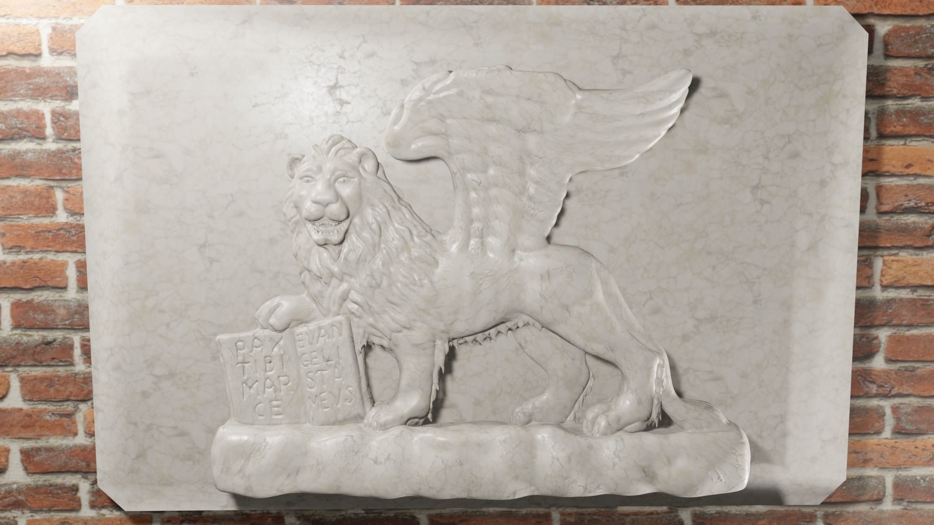 Lion of Saint Mark 3D Model  3D model_2