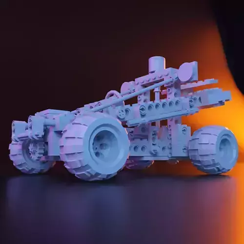 Lego buggy police stl 