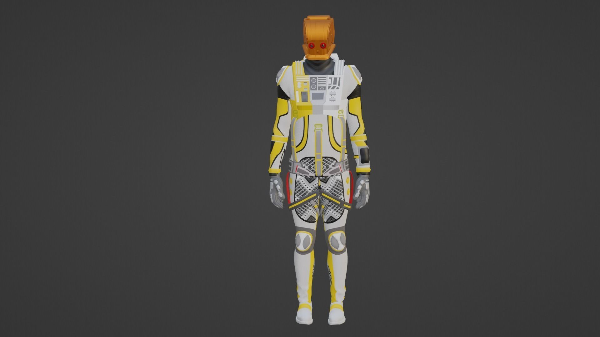 Robot Soldier - Assault Soldier Low-poly 3D model_2