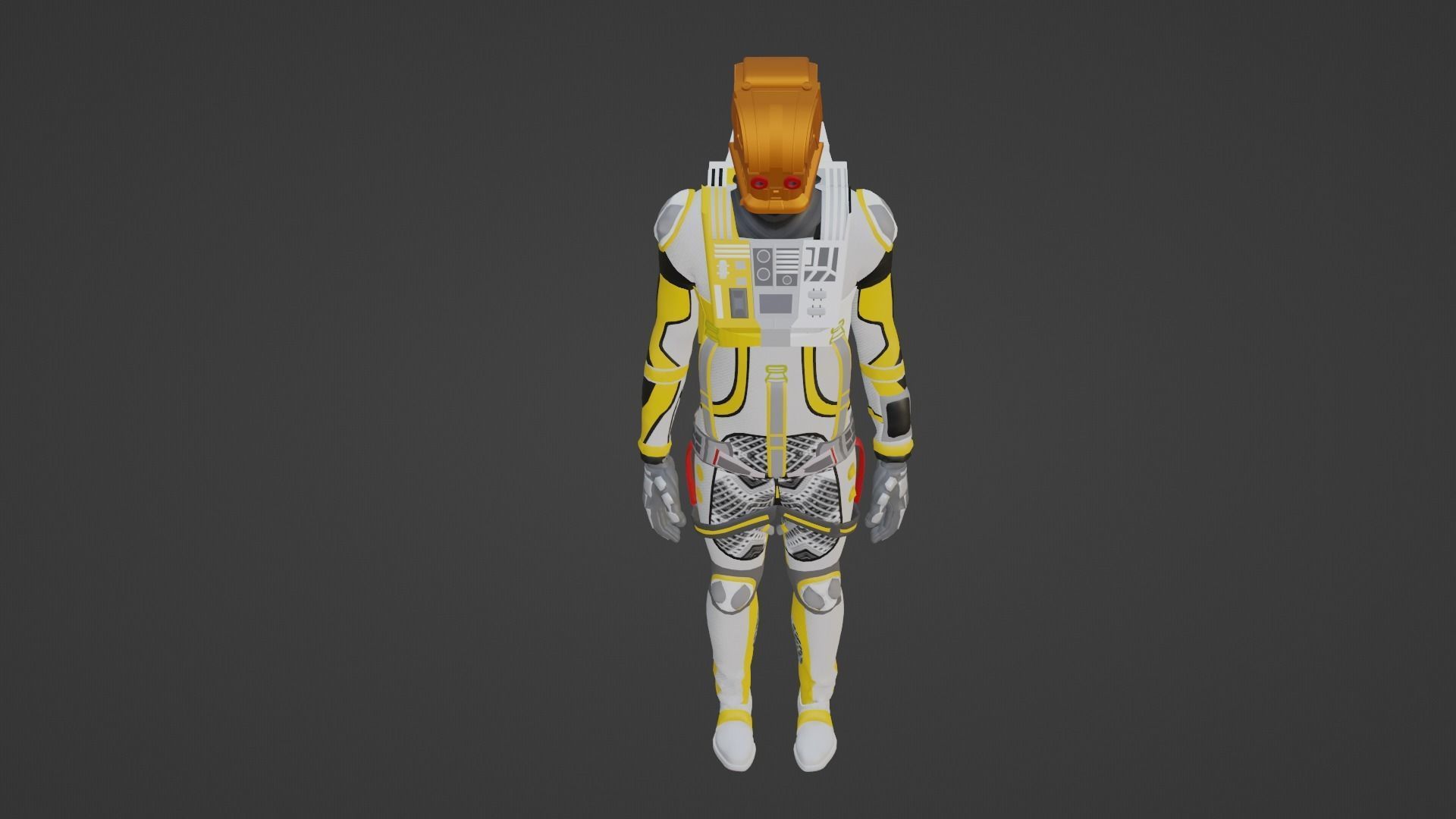 Robot Soldier - Assault Soldier Low-poly 3D model_4