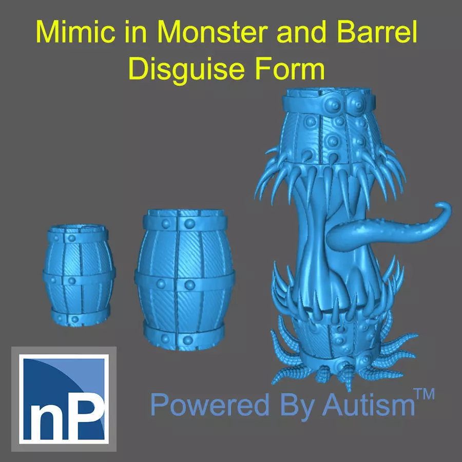 Barrels and Mimic Free 3D print model
