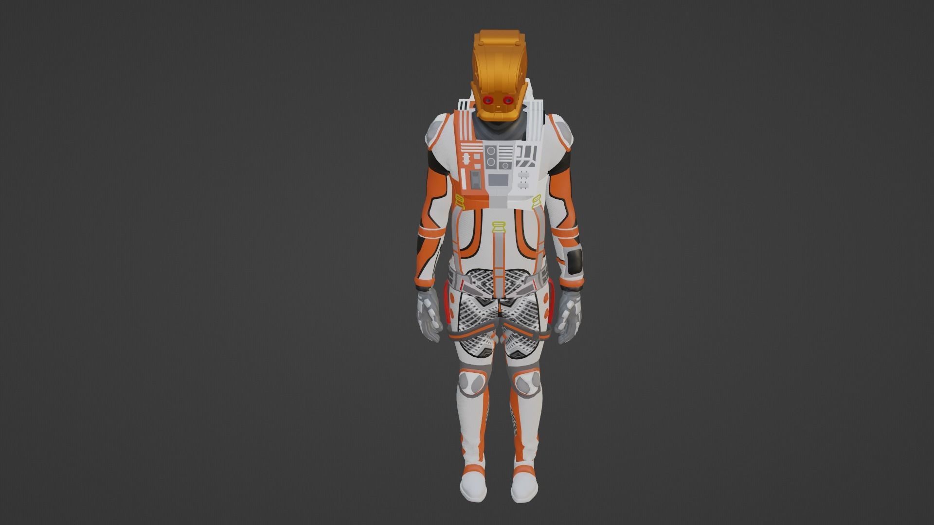 Robot Soldier - Assault Soldier Low-poly 3D model_2