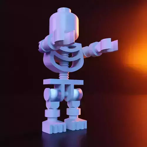 Lego sceleton man stl