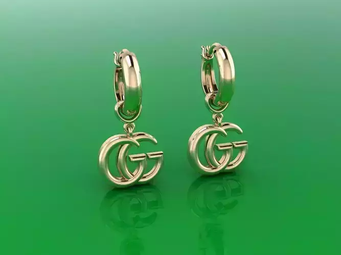 Earrings 14 3D print model