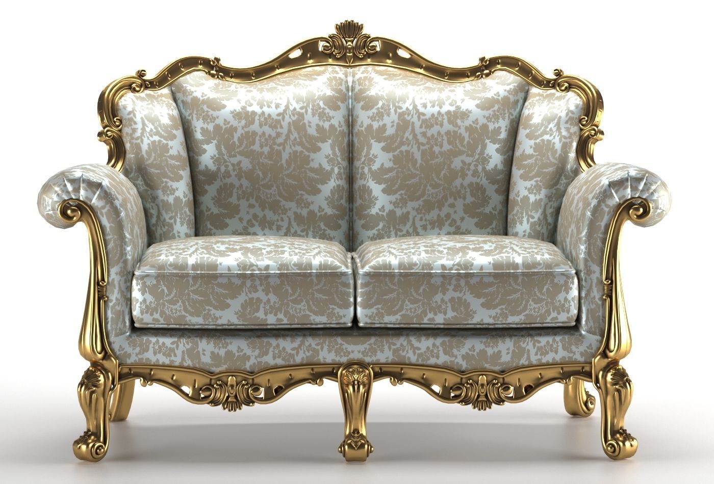 Sofa Berchet ANGELO CAPPELLINI 3D model_1